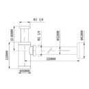 brass brushed gold wall drain drain basin washbasin deodorant in wall drain pipe fittings qp1002