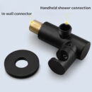 concealed brass household in wall hot and cold water hotel homestay simple shower set al2009