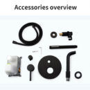 european style household bathroom in wall brass concealed simple luxury shower flower sprinkler hot and cold dual control set la1056
