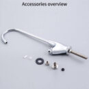 all copper pure faucet push type automatic backwater school outdoor park municipal direct drinking faucet js1002
