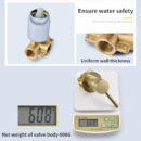 concealed brass household in wall hot and cold water hotel homestay simple shower set al2009