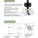 brass hot and cold black floor standing bathtub faucet, cylinder side type without shower, rotating column basin faucet yg2001