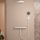 all copper concealed rain shower top spray piano button shelf hot and cold multifunctional shower set al2517