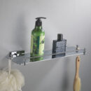 wall mounted chrome double layer towel rack bathroom solid household simple bathroom pendant bathroom set gj2003