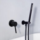 concealed brass household in wall hot and cold water hotel homestay simple shower set al2009