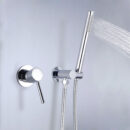 concealed brass household in wall hot and cold water hotel homestay simple shower set al2009