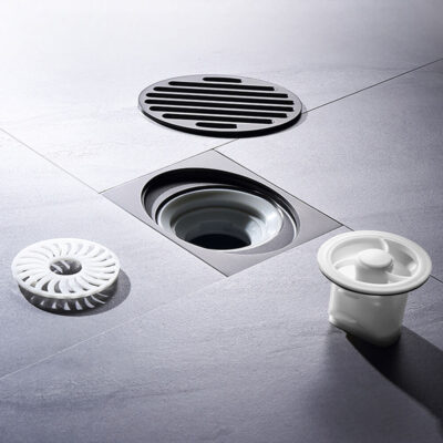 all copper gun gray square toilet toilet sewer bathroom drain invisible deodorant floor drain dl2201