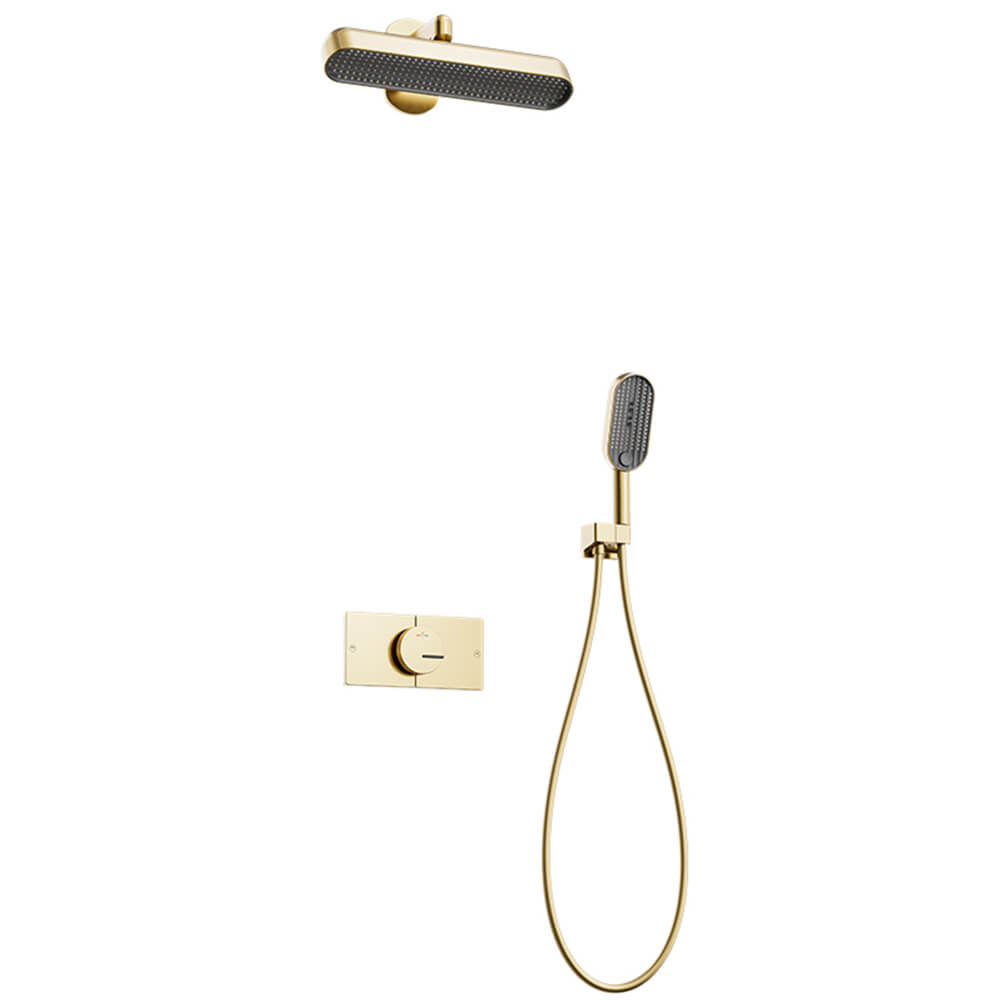 2 functions brushed gold