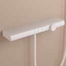 all copper concealed rain shower top spray piano button shelf hot and cold multifunctional shower set al2517
