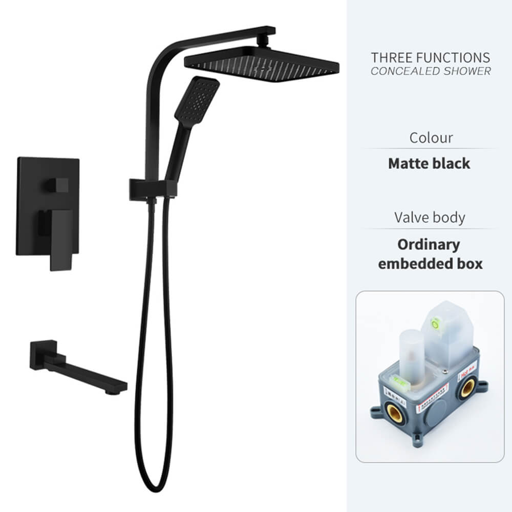 3 square black-embedded box