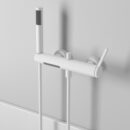 minimalist bathroom without top spray gray simple shower bathtub faucet hot and cold mixing valve zy2501