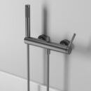 minimalist bathroom without top spray gray simple shower bathtub faucet hot and cold mixing valve zy2501