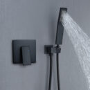 single function concealed brass square brushed gold shower set european style al2010
