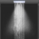 stainless steel 24*12 inch s rain shower head bathroom thermostat light emitting diode music multifunctional shower mixer set
