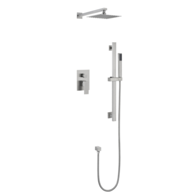 304 stainless steel concealed wall mounted hot and cold handheld shower pressurized top spray large shower faucet setal2601