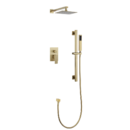 304 stainless steel concealed wall mounted hot and cold handheld shower pressurized top spray large shower faucet setal2601