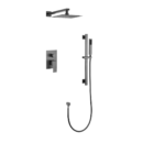 304 stainless steel concealed wall mounted hot and cold handheld shower pressurized top spray large shower faucet setal2601