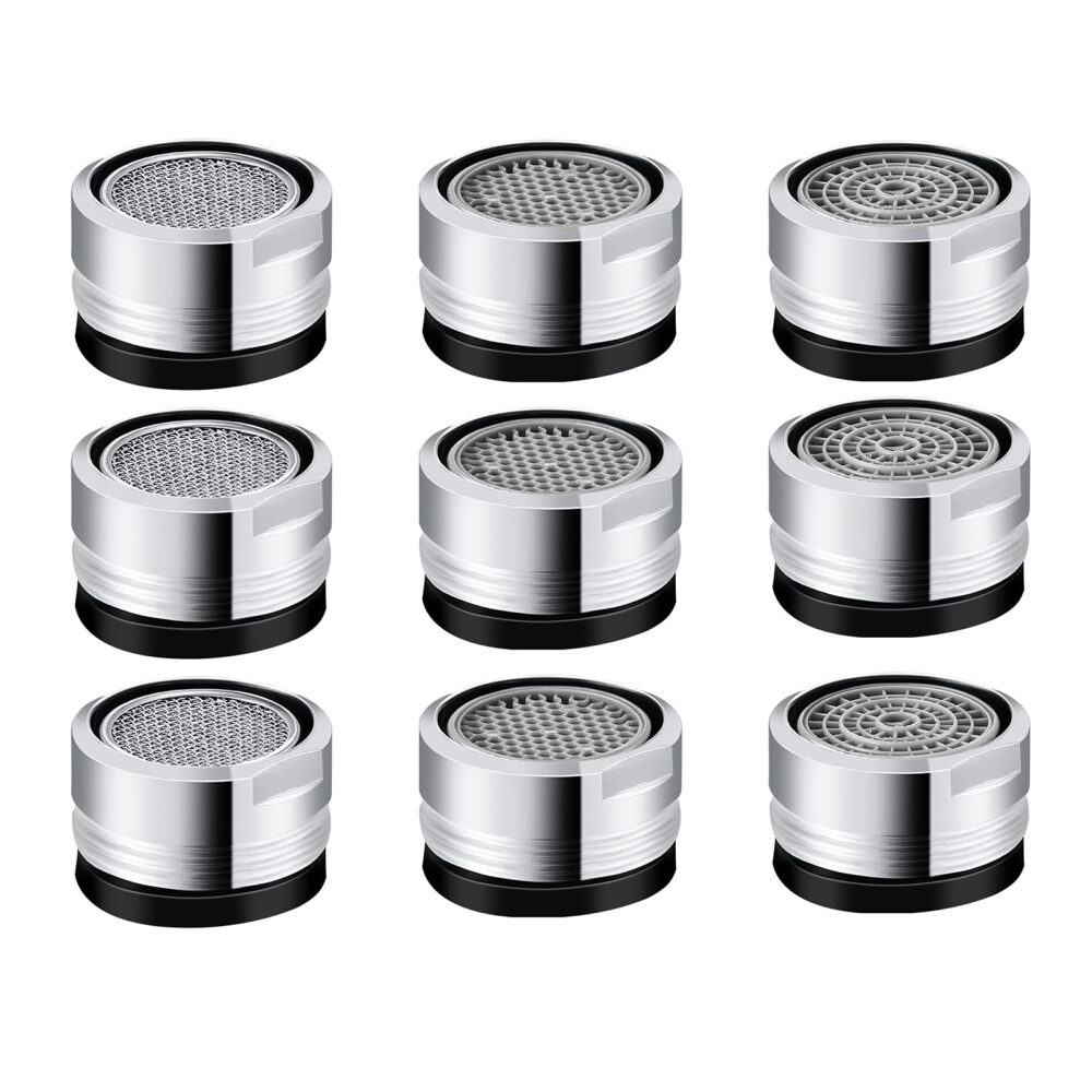 28 pcs faucet cache aerators with 5 pcs faucet aerator key cache aerators replacement inserts for sink m16.5 18.5 21.5 24 mm for bathroom or kitchen