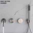 all copper concealed bathtub faucet in wall cylinder side faucet shower concealed household shower set al2311