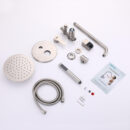 stainless steel shower heads, household rain shower heads, concealed wall mounted two function bathing showersxj1001