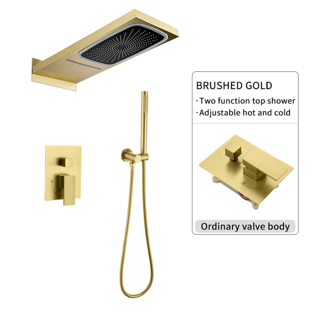 Brushed gold C