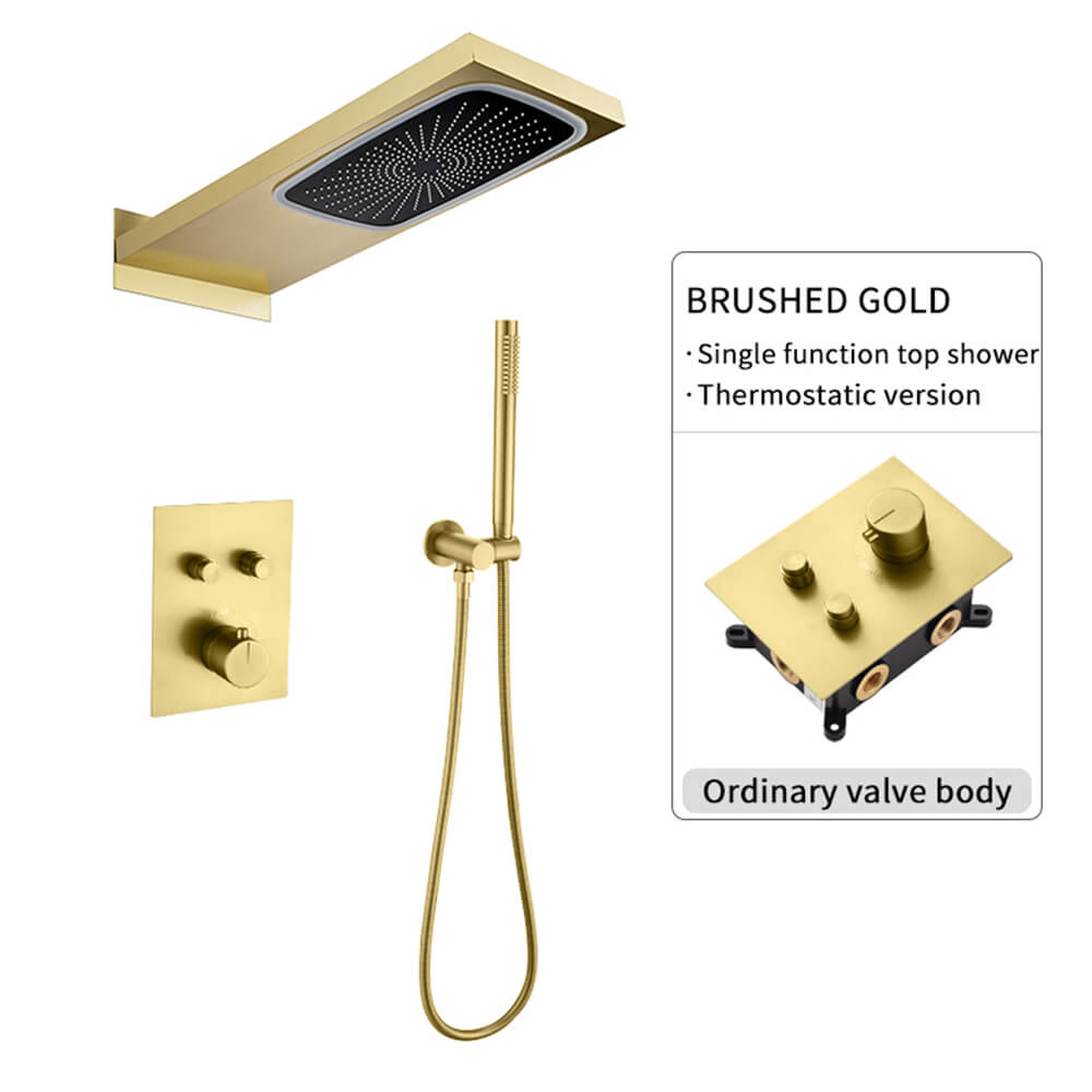 Brushed gold B