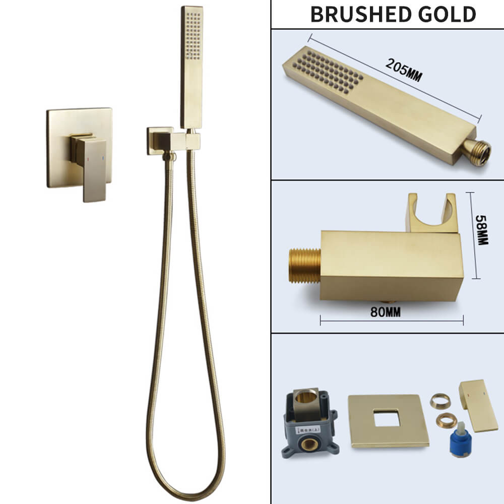 Brushed gold