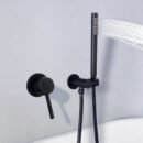 concealed brass household in wall hot and cold water hotel homestay simple shower set al2009