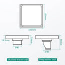 european style all copper golden bathroom household sewer quick drainage, anti blocking and deodorant invisible floor drain dl2202