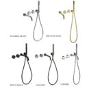 all copper concealed bathtub faucet in wall cylinder side faucet shower concealed household shower set al2311