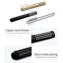 concealed bathtub shower faucet brass embedded in the wall golden cylinder side split hot and cold shower set al3007