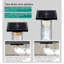 brass black anti blocking and deodorant household sewer toilet toilet universal gun ash invisible floor drain dl2205