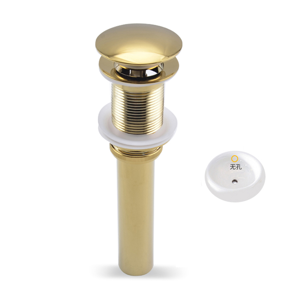Bright gold large bullet without holes
