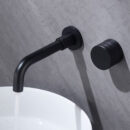 brushed gold in wall basin faucet hot and cold built in bathroom wash basin copper faucet am2305