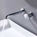 bathroom concealed basin gray faucet single hot and cold mixing valve concealed wall faucet am2302