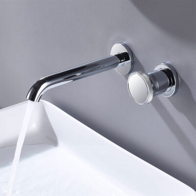bathroom concealed basin gray faucet single hot and cold mixing valve concealed wall faucet am2302