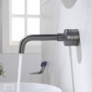 brushed gold in wall basin faucet hot and cold built in bathroom wash basin copper faucet am2305