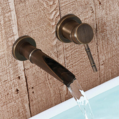 european style simple light luxury concealed basin wash basin hot and cold dual control faucet home villa hotel am2307