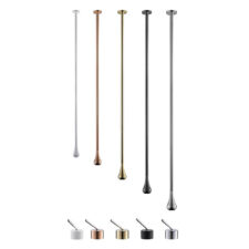 Brass ceiling water drop wash basin faucet art vertical hot and cold basin faucet MP1002