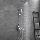 shower hot and cold faucet household hotel bathroom toilet engineering rain shower nozzle set lm2502