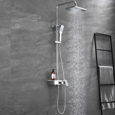 shower hot and cold faucet household hotel bathroom toilet engineering rain shower nozzle set lm2502