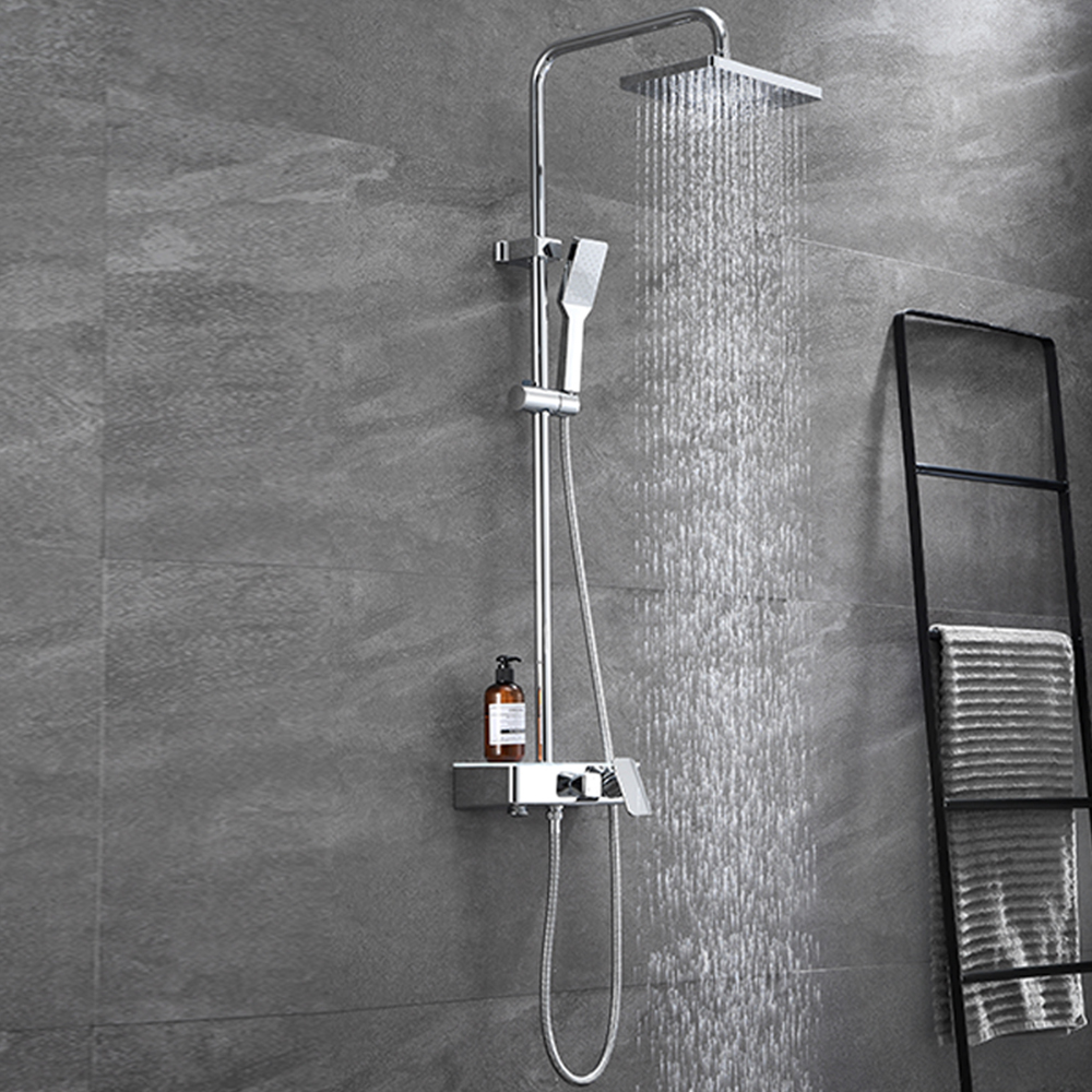 Shower hot and cold faucet household hotel bathroom toilet engineering rain shower nozzle set LM2502