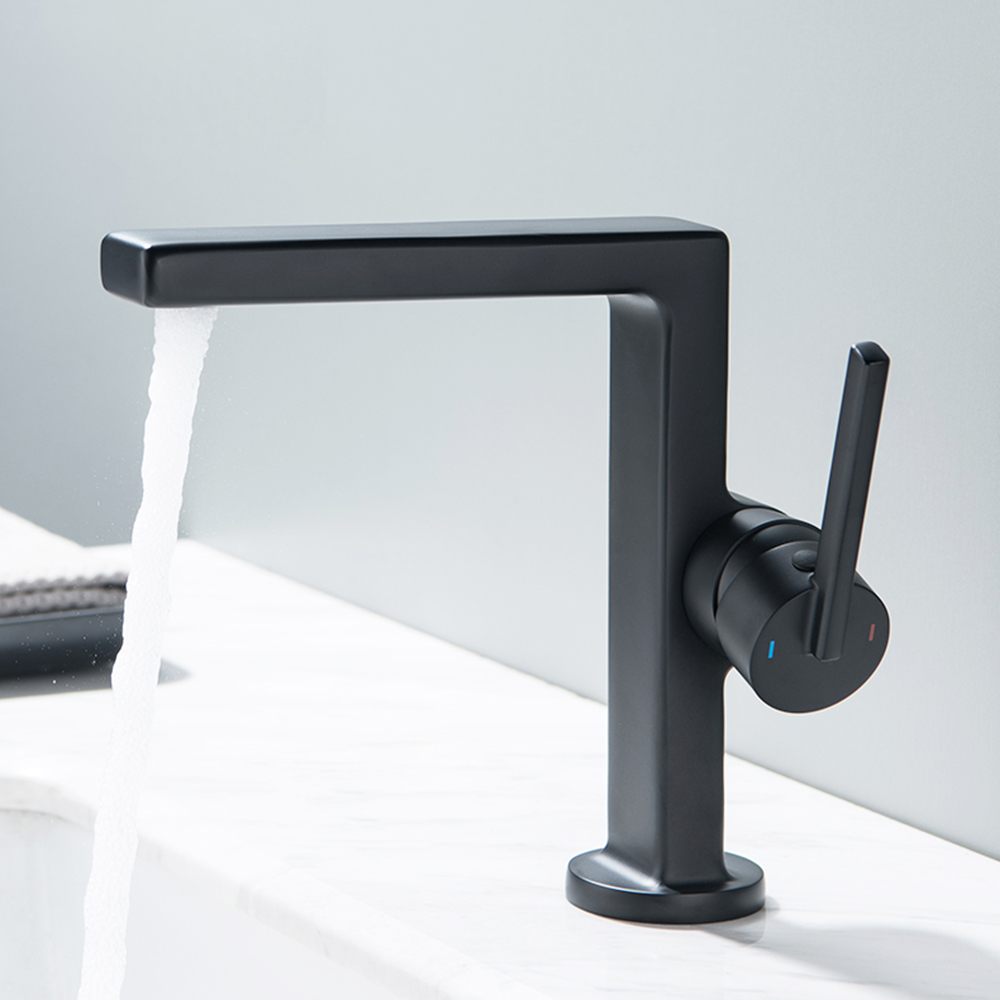 Hot and cold water bathroom toilet single hole faucet washbasin basin gun gray basin faucet MT2353