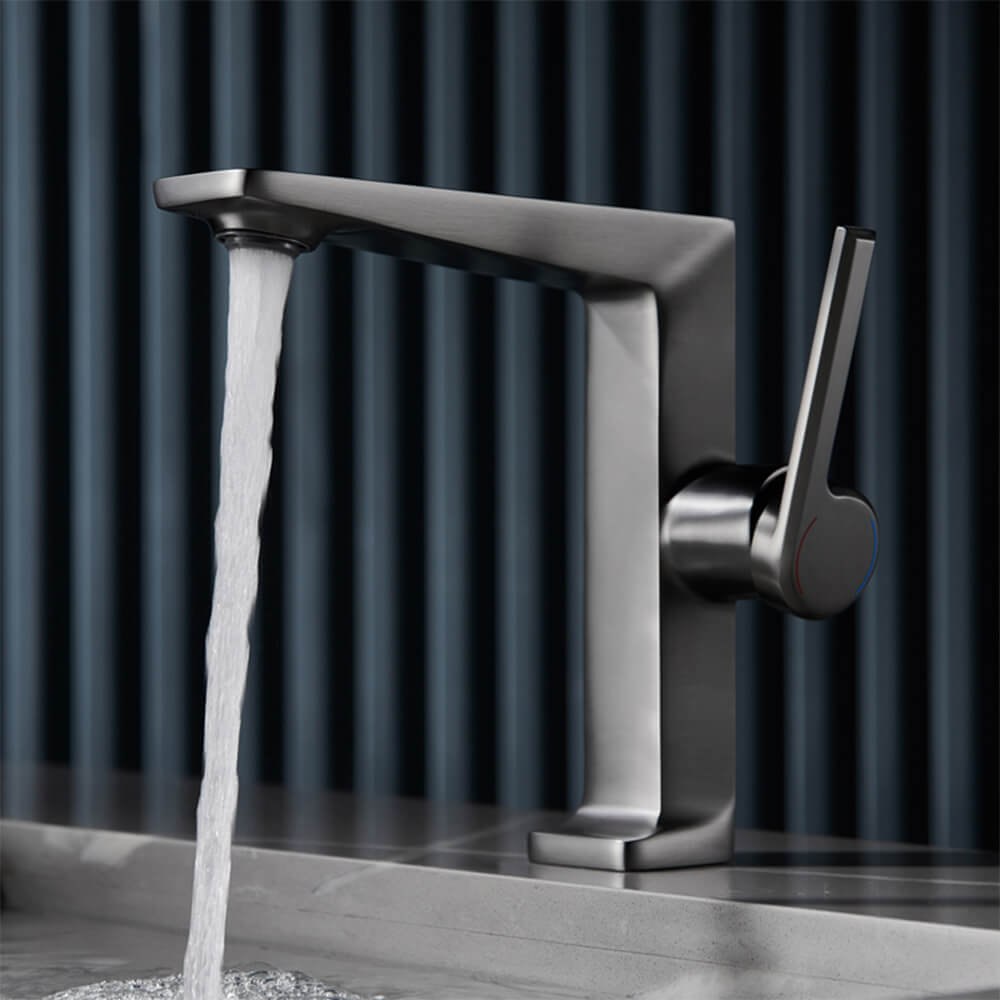 Brass hot and cold dual-control washbasin faucet hotel bathroom cabinet wash basin hot and cold faucet MT2530