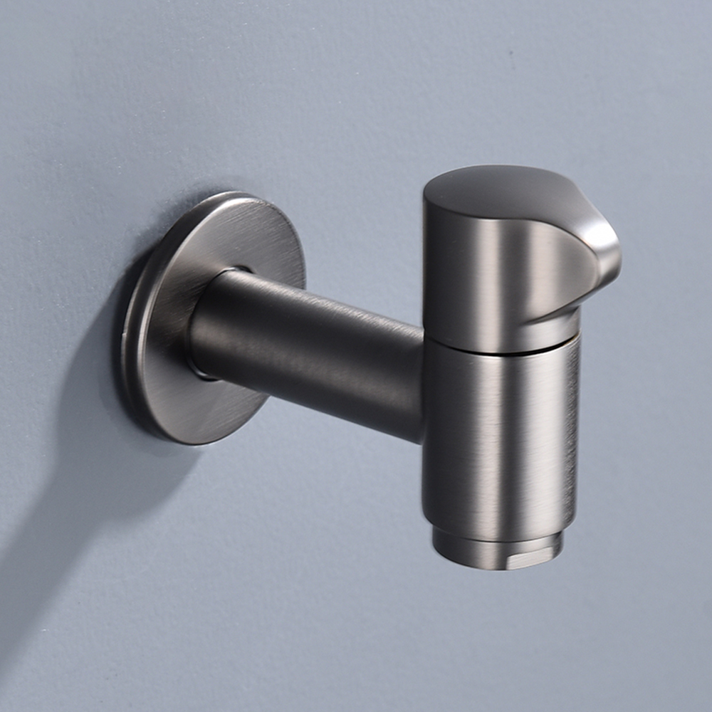 Brass simple lengthened bathroom mop pool faucet quick-opening single cold bathroom household water outlet SZ2301