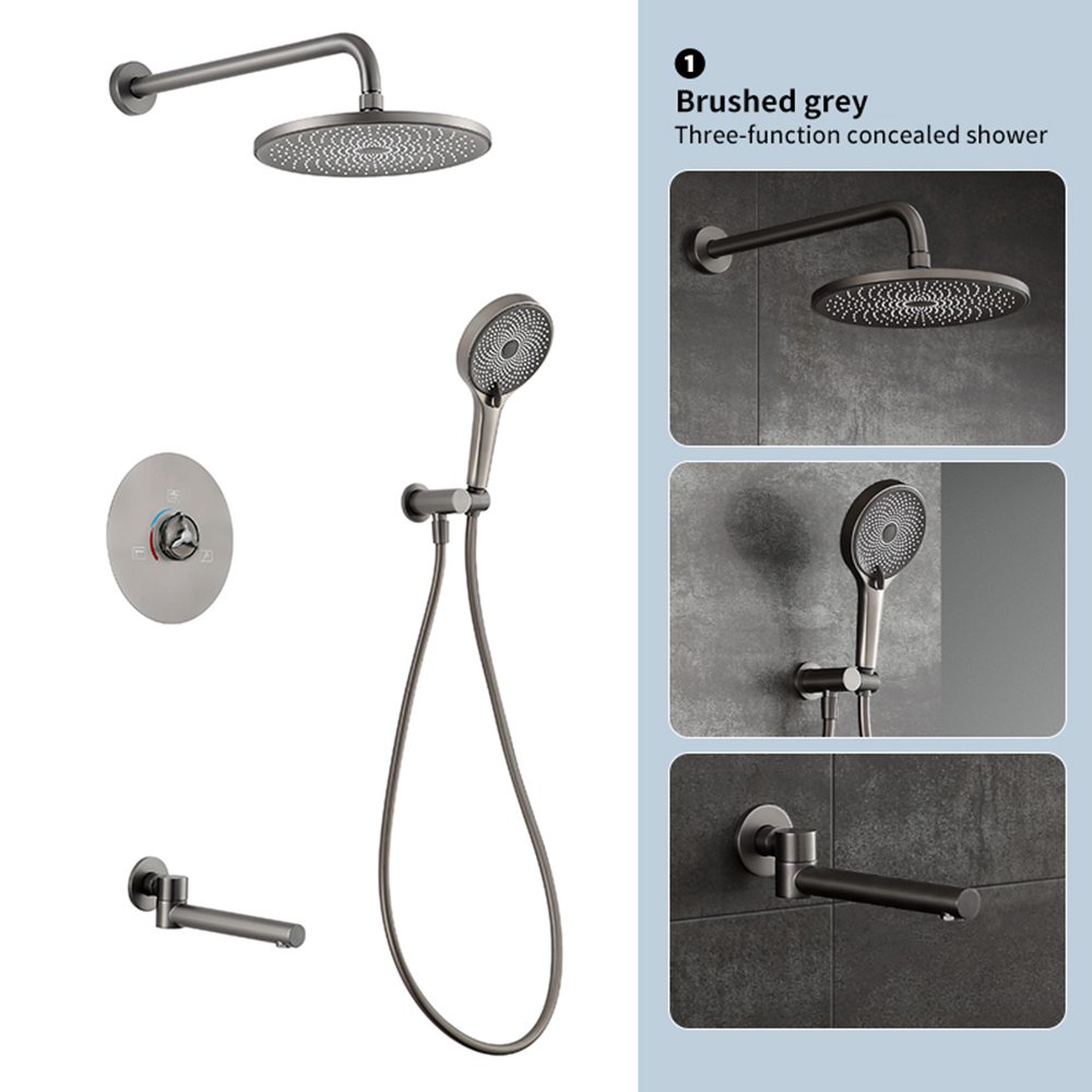 Round gray