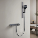 Brass bathroom shower set hot and cold water faucet household bathroom shower rain shower head LM2511