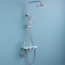 household shower set bathroom hot and cold water faucet wall mounted fine copper shower with spray gun lm2510