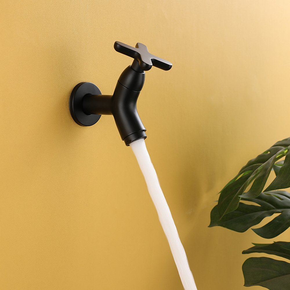 Household mini small space mop pool faucet quick-opening faucet bathroom one in and one out single cold outlet SZ2303