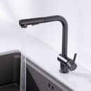 kitchen pull out faucet stainless steel hot and cold sink sink sink household faucet cf2402